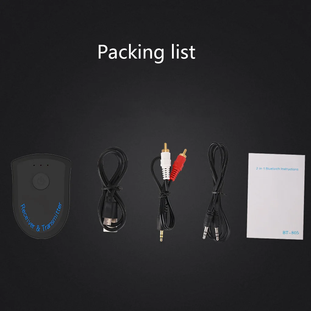 2 в 1 Bluetooth 4,2 приемник передатчик Bluetooth аудио для ТВ MP3 ПК 3,5 мм AUX аудио стерео беспроводной адаптер