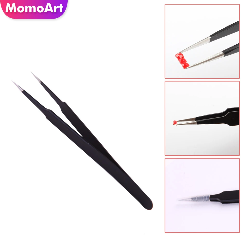 

Diamond Painting Tools Accessories Excellent Quality Tweezers Straight Stainless Steel Industrial Anti-static Tweezers