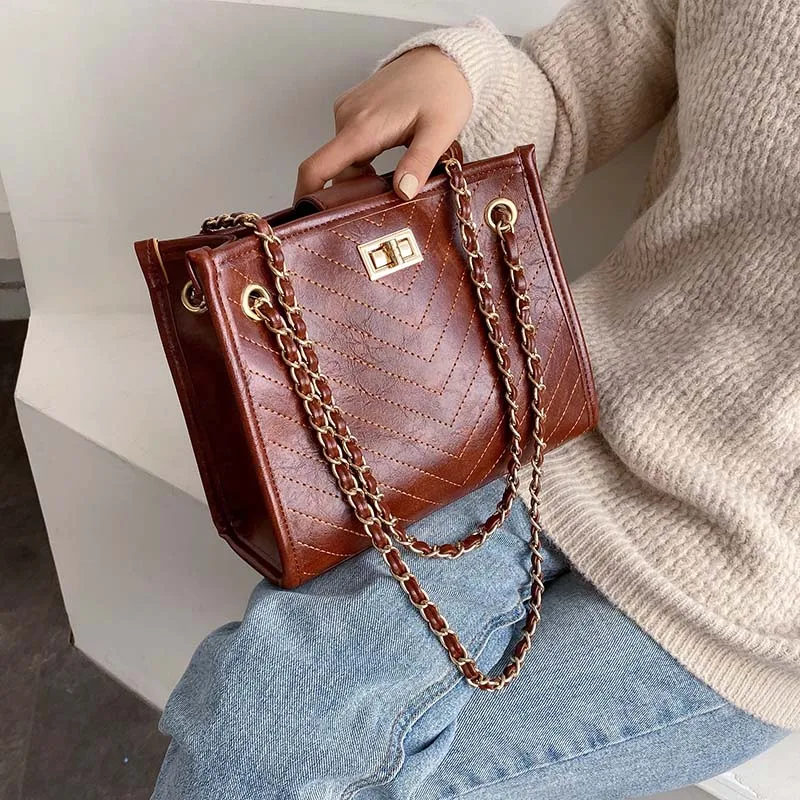 

Sewing thread PU Leather Crossbody Bags For Women 2019 Small Shoulder Messenger Bag Female Fashion Travel Handbags