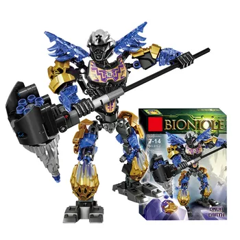 

143pcs Light Onua Earth figures 611-2 Building Block Toys For Boys Compatible All Brands 71309 BIONICLE Gift
