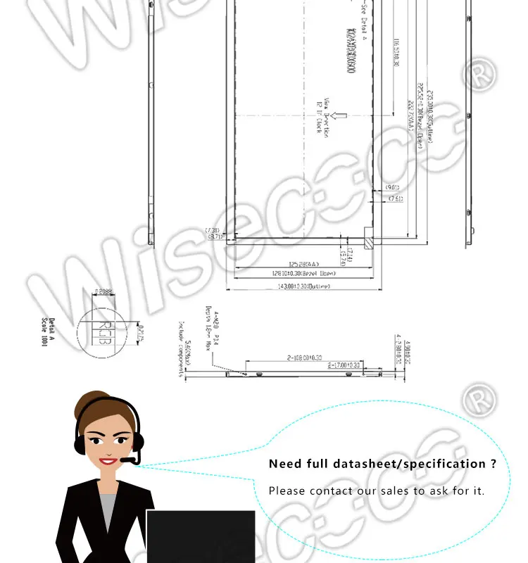 TFT ЖК-экран монитор 1024*600 10," TM101DDHG01 с контроллером драйвер платы 40 контактов с HDMI VGA для ПК и промышленных