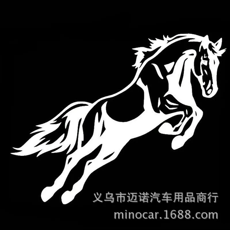 Импортные товары горячие продажи AliExpress лошадь бампер наклейки лошадь Тотем бампер Светоотражающие Pegasus Vhorse автомобильные наклейки