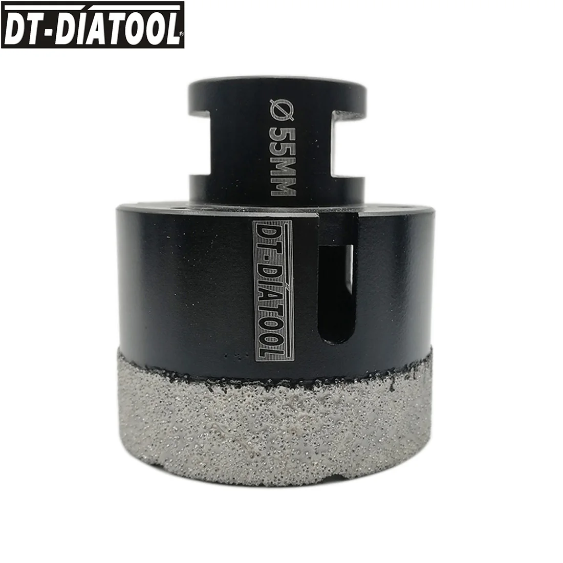 

DT-DIATOOL 1 шт. M14 диаметр 55 мм сухой вакуумный паяный Алмазный сверлильный сердечник керамическая плитка кольцевая пила гранит мрамор