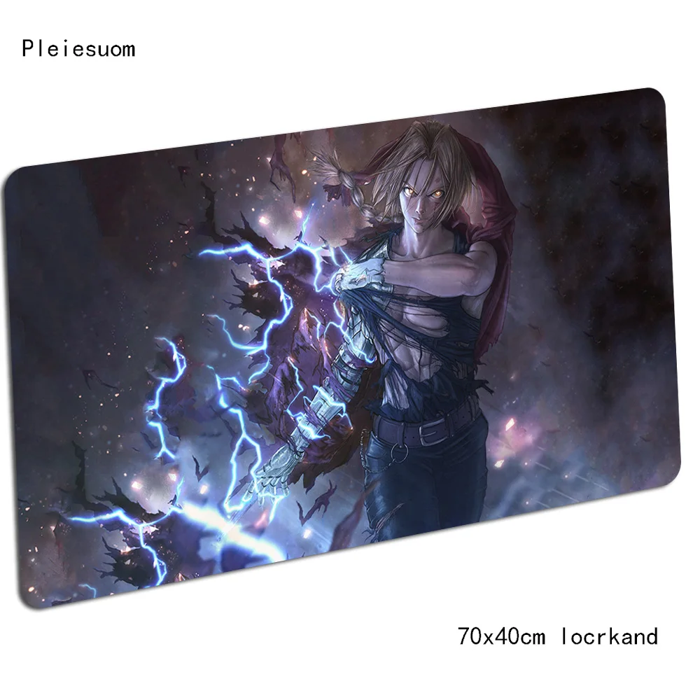 Fullmetal Alchemist mouse pad gamer Kawaii 70x40cm notbook mouse mat gaming mousepad New arrival pad mouse PC desk padmouse mats