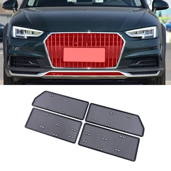 

For Audi A4 B9 2017 2018 2019 Car Accessories Front Grille Insert Net Anti-insect Dust Garbage Proof Stainless Inner Cover Mesh