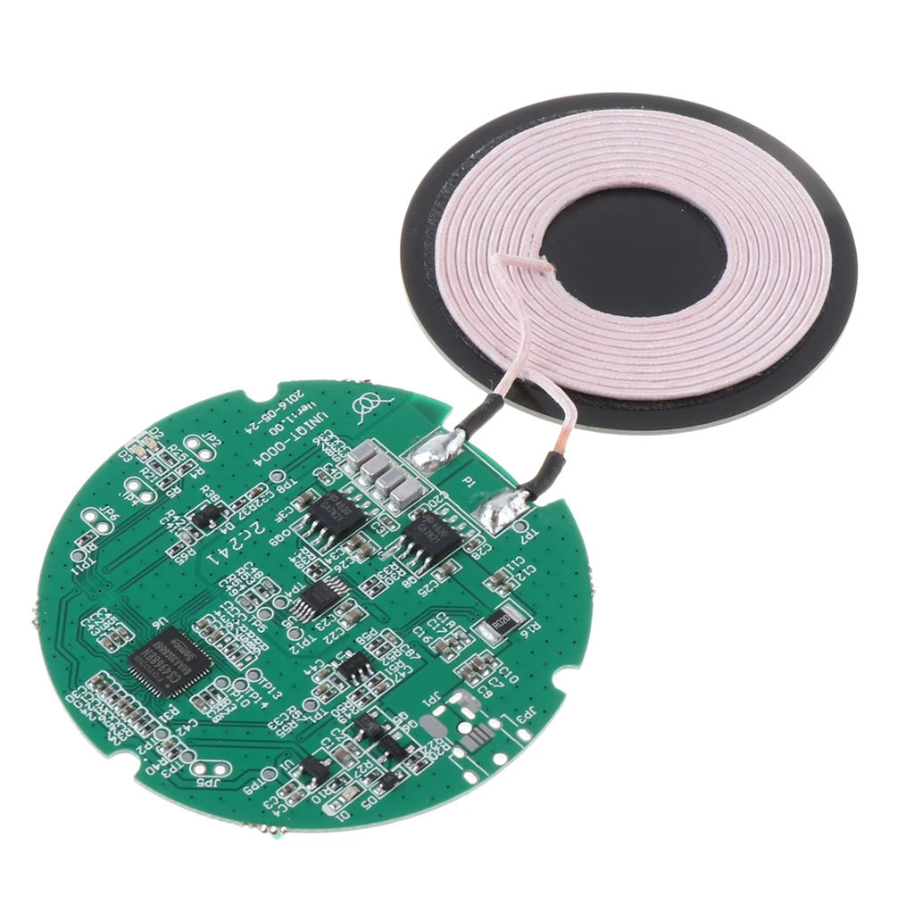 5W Wireless Charger PCBA Circuit Boards Coil Wireless Charging Pad DIY