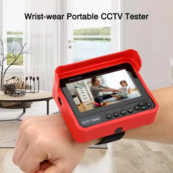 

Wrist-wear camera tester Portable CCTV Tester V70 Zoom in& Zoom out Multiple Interface Rechargeable Battery CamTester Monitor