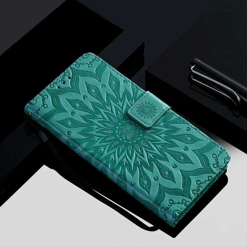 xiaomi leather case color 3D Wallet Flip Sunflower Leather Case For Xiaomi Mi 10 9 8 9T Lite Redmi Note 6 7 8 8T Pro 8A Book Soft TPU Phone Cover Fundas best phone cases for xiaomi