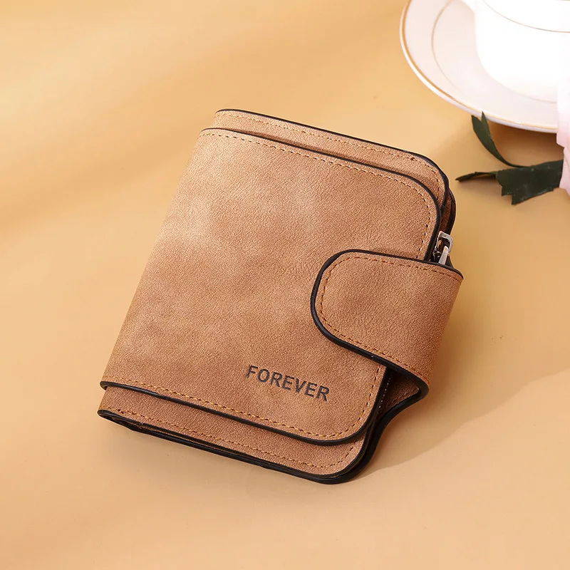 

Luxury Designer Wallet for Women 2020 Short Pu Zipper Clutch Multi-function Coin Purse Multi-card Card Holder Tri-fold Wallet