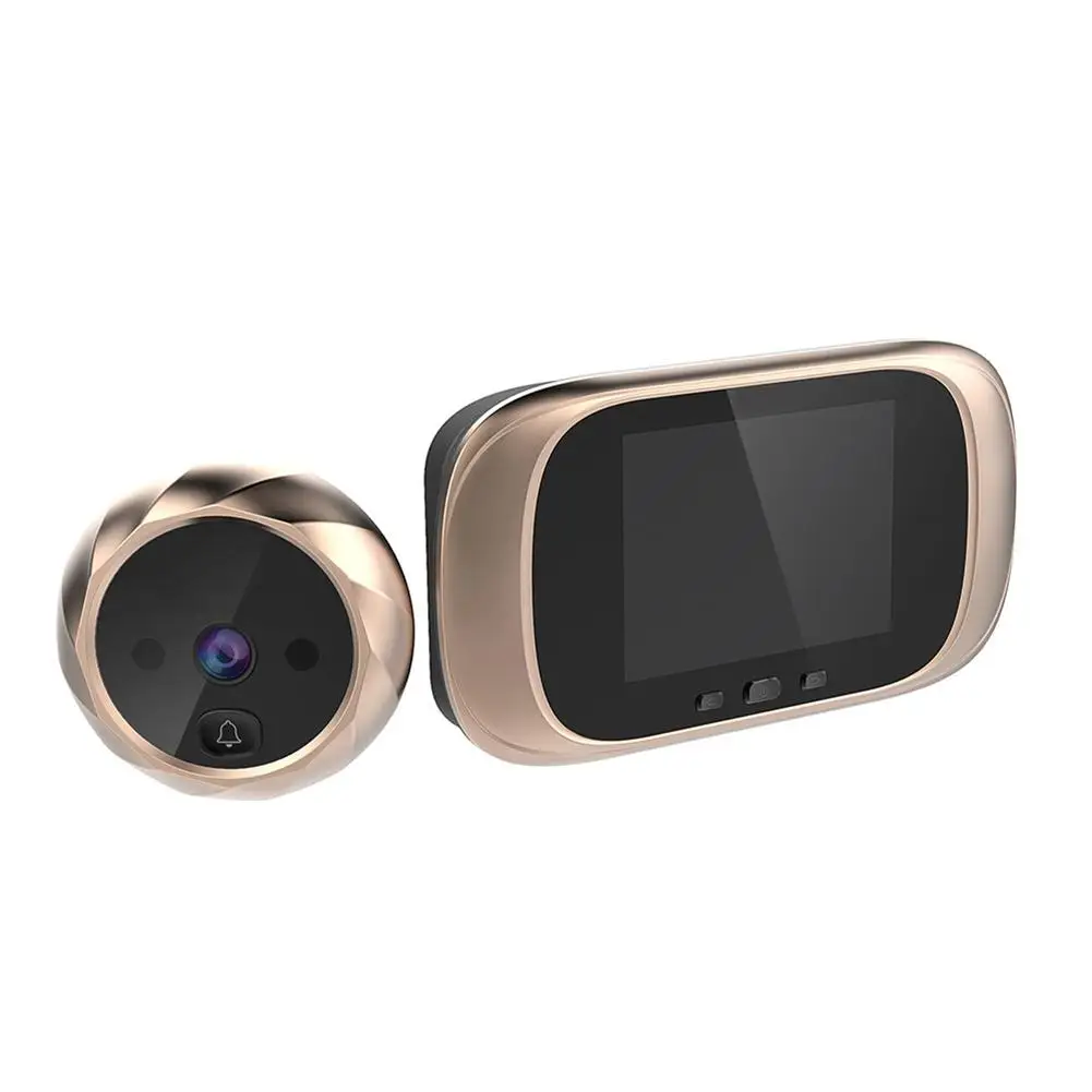 GloryStar 2.8 Inch Smart Electronic Cat Eye Video Doorbell with Memory Infrared Night Vision Camera