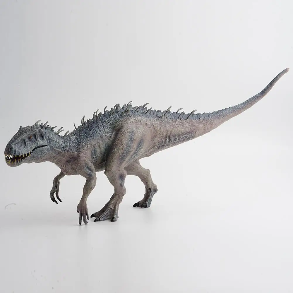 New 34x8x18cm Jurassic Indominus Rex Action Figures Open Mouth SavageTyrannosaurus Dinossauro World Animals Model Kid Toy | Игрушки и