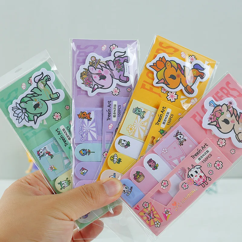 40-pz-lotto-new-unicorn-memo-pad-sticky-notes-cute-n-times-etichetta-di-cancelleria-blocco-note-segnalibro-post-school-supplies