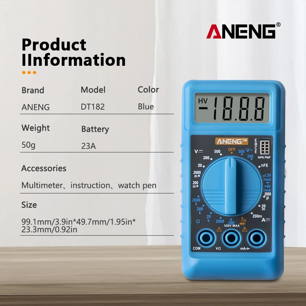 ANENG мультиметр цифровой мини тестер multimeter esr метр мультиметры транзистор тестер Мультиметр мултиметр multimetr dc dc digital multimeter tester тестер транзисторов тестор esr meter тестеры амперметр мультимитр