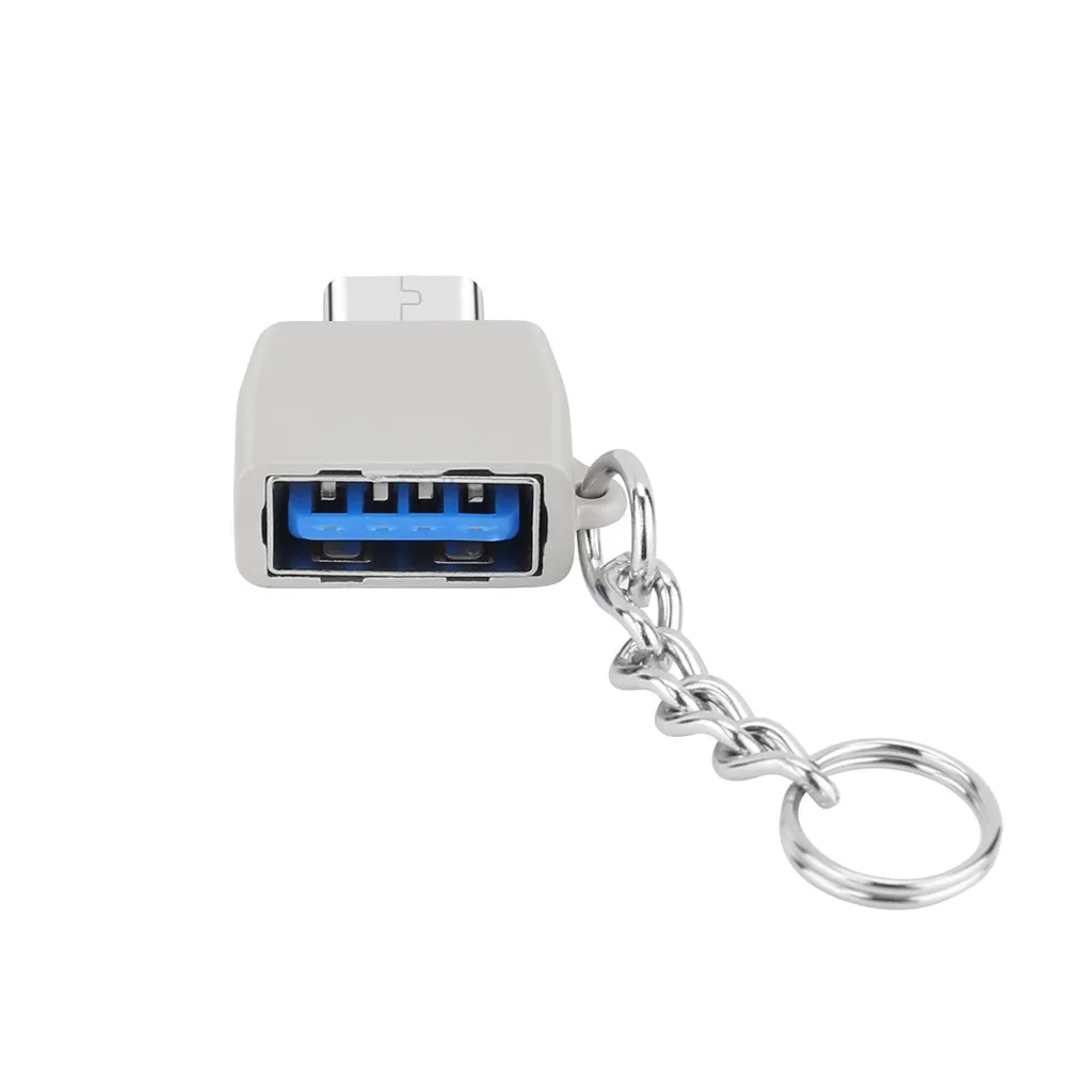 Type-C к Micro USB3.0 данных Мини Портативный зарядный адаптер конвертер адаптер для samsung HUAWEI xiaomi#3