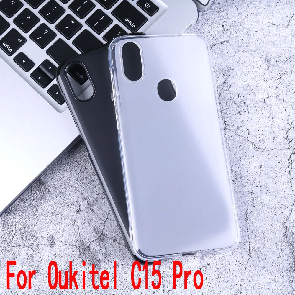 Чехол для Oukitel C15 Pro чехол C15Pro 6 09 дюйма силиконовая Мягкая задняя крышка из ТПУ