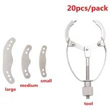 20 шт./упак. 3 размера зубные Матричные полосы Tofflemire застревают в том числе 3 размера s стоматология лабораторное оборудование стоматологический инструмент