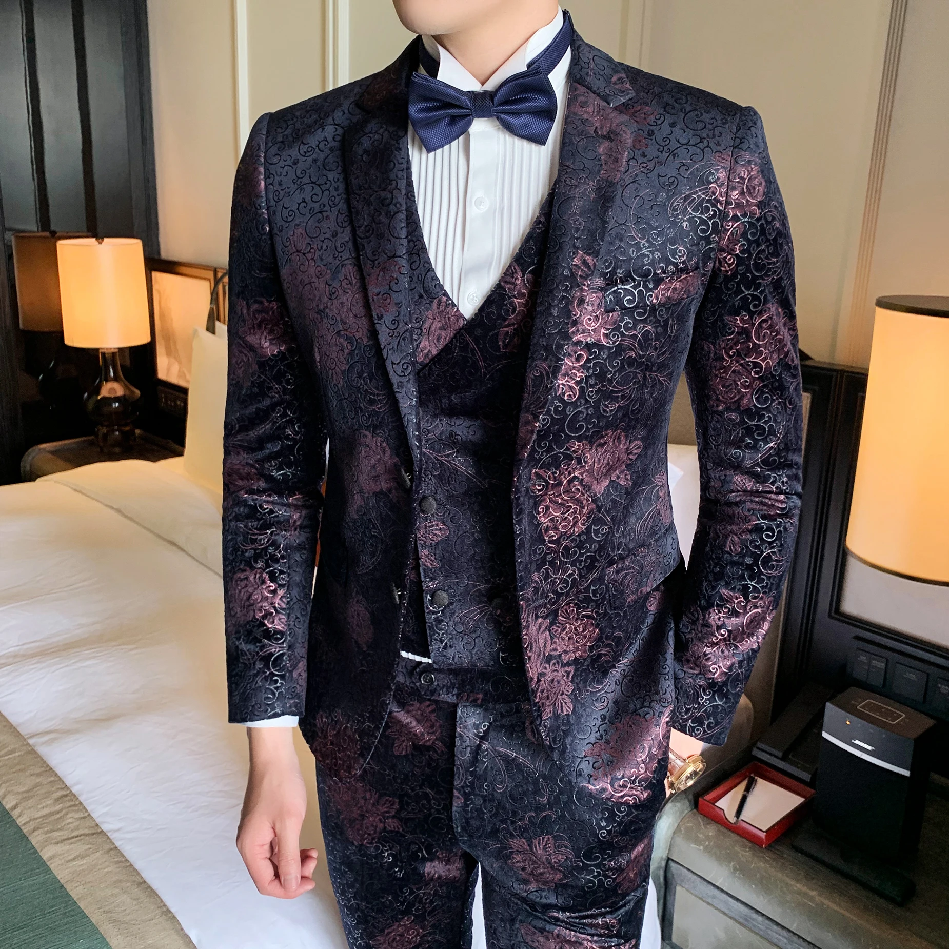 Костюм Де Люкс Pour Homme в стиле барокко Vestito Matrimonio Uomo королевские мужские роскошные