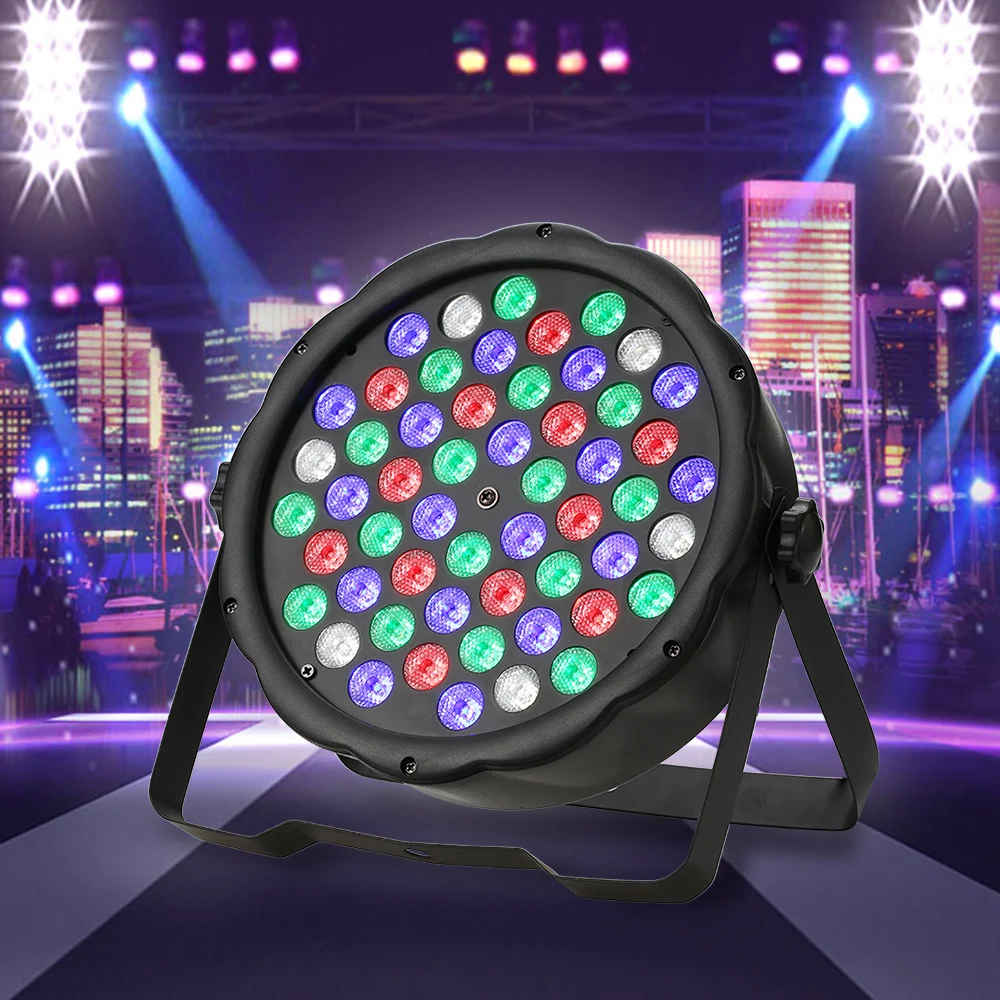 54 RGBW LED Par Lights Disco Professional Stage Light DMX512 Background Projector Wedding Performance Club Party Lamp | Лампы и