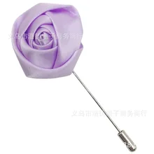 Горячая распродажа! брошь ручной работы в виде розы с длинной иглой, металлическая брошь, крутой костюм, аксессуары для рубашки