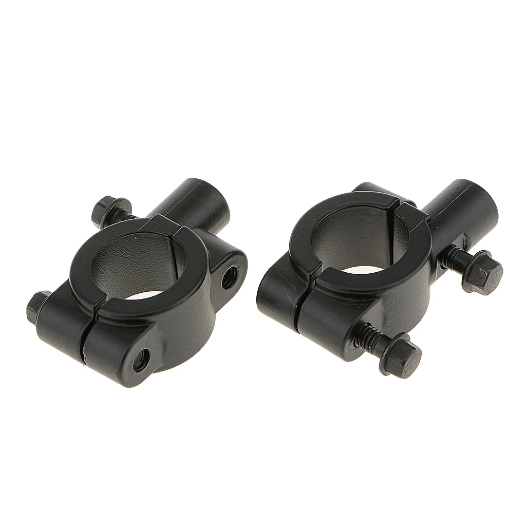 1 Pair Mirror Clamp Mounting Bracket For 22mm 7/8