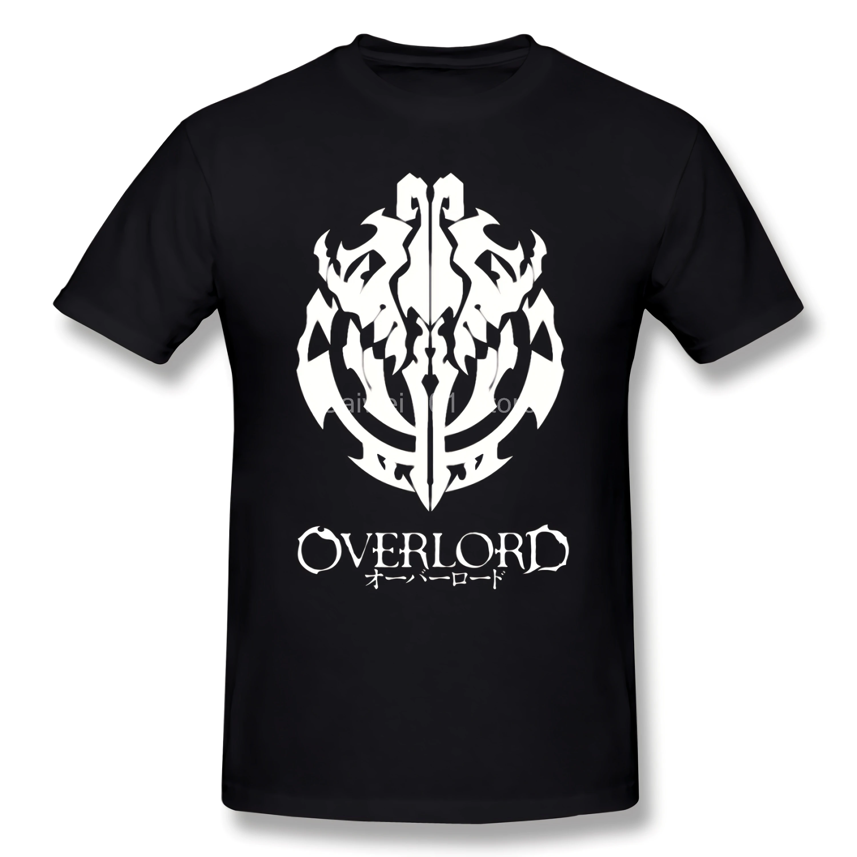 Футболка Overlord аниме Гильдия эмблема Ainz ткань oawl футболка Графический короткий