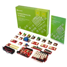 Elecrow Verbesserte Version Crowtail Starter Kit für Arduino Elektronische DIY Bildung Programmierung Lernen Kit mit 20 Lektionen