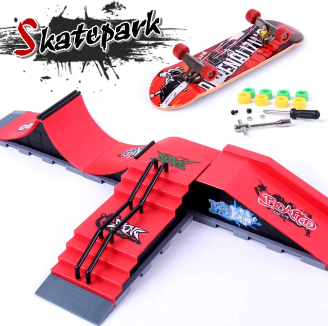 techdeck Mini Skateboard Toy Skate Park For TechDeck Fingerboard Skateboard  Ramps Fingerboard Ultimate Park Training Board