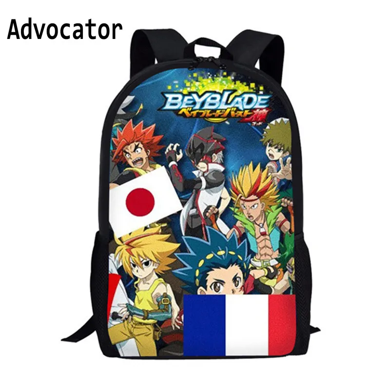 

Advocator Anime Beyblade Burst Evolution Printing Japanese School Bags for Boys Girls Children Anime School Backpack Satchel