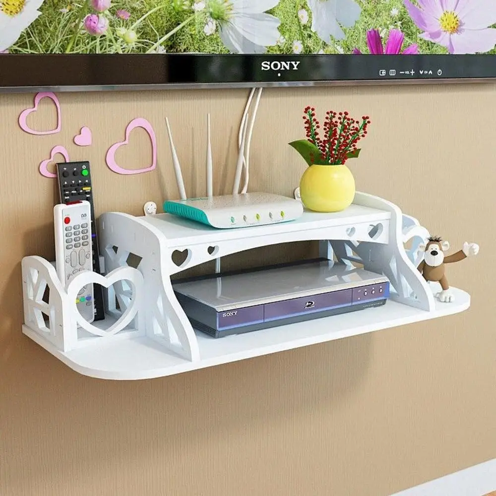 

Home TV Top Box Router Rack Organizer PC DVD Player Space Wireless Wifi Router Bracket Storage Box Shelf Holder Stand Rack