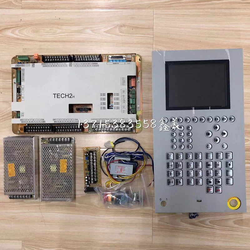 New And Original Techmation TECH2 + HMI Q8M Complete Set Control System For Injection Molding Machine HAITIAN FULL PLC | Электроника