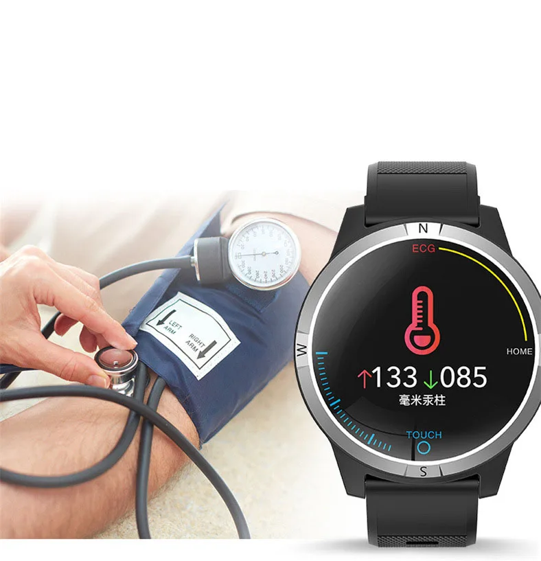 Смарт-часы IP68 Водонепроницаемые умные часы ECG+ PPG Dual Heart Rate HRV шаг спорт на открытом воздухе часы мониторинга для мужчин и женщин носимые