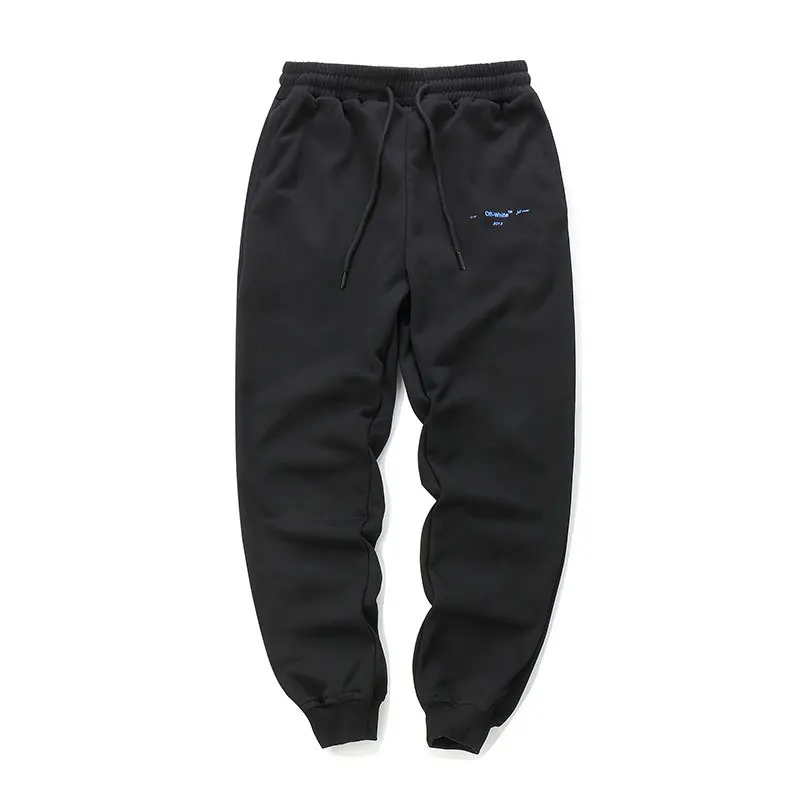 

2018 Autumn And Winter Offwhite Autumn And Winter Ow Qualified Color Gradient Couples Casual Sweatpants Men And Women Trousers