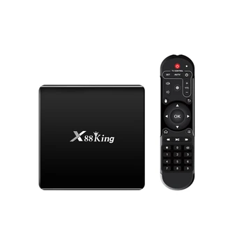 

Hot-X88 King Android 9.0 4G/128G TV BOX S922X Hexa-Core 4K HD 1080P H.265 Set-Top BOX 2.4G/5G Dual Wifi Bluetooth 5.0 Smart BOX