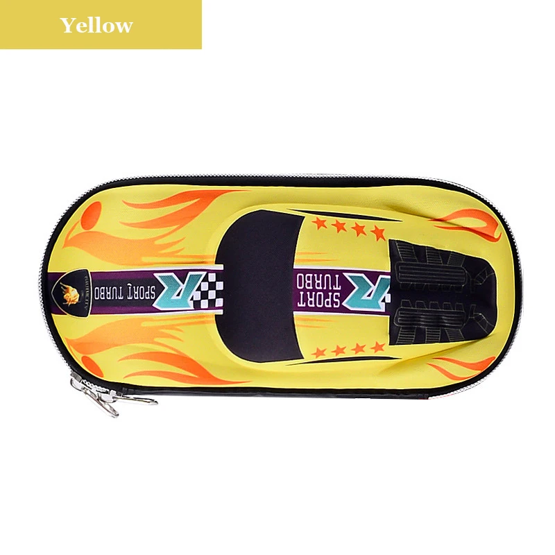 New Car Pencil Box Waterproof Large Capacity Pencilcase for Boys EVA Materials Pen Case Multifunction Stationery Box Shcool