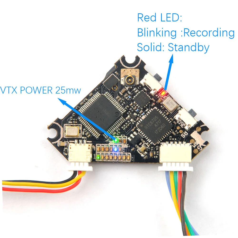 HappyModel Diamond VTX DVR 5 8G 40CH 25mW 200mW регулируемый 720P записывающий видеорегистратор для FPV