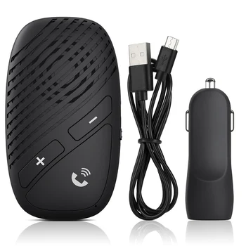

Wireless Bluetooth 5.0+EDR Handsfree Car Kit Sun Visor Clip Audio Receiver Speakerphone MP3 Music Player Bluetooth Speaker