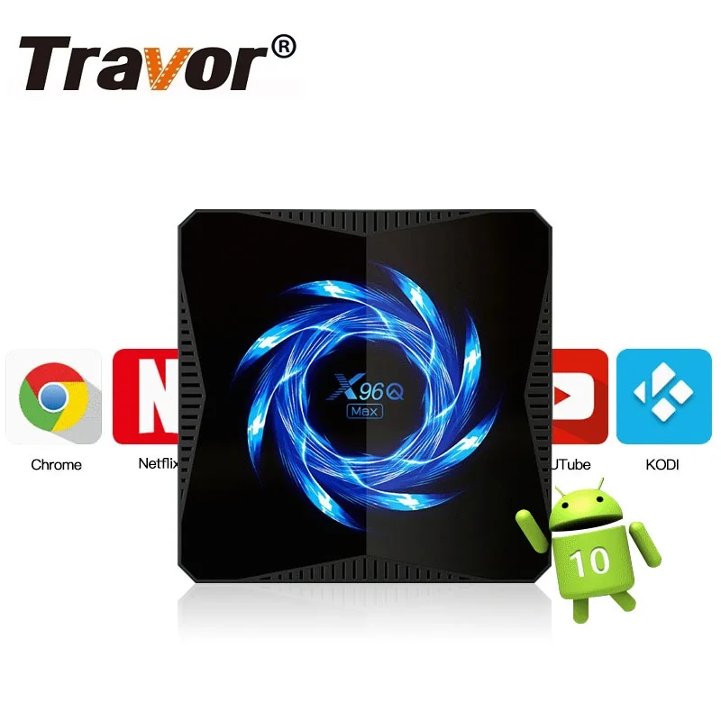 ТВ приставка Travor X96Q max Android 10 0 Allwinner H616 четырехъядерный процессор ARM Cortex A53 smart TV Box 4