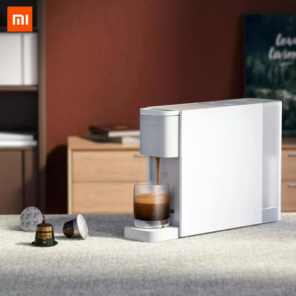 Xiaomi Mijia Капсульная кофемашина S1301 молотый эспрессо мгновенный кофе чайник