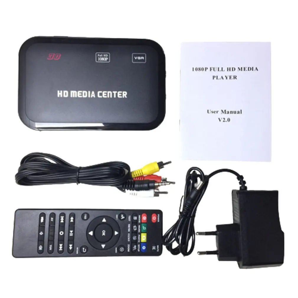 Player 5 Pieces/set 1080P Full HD 3D Media Player HDD HDMI-compatible Center Automatic Looping Advertising Player - ANKUX Tech Co., Ltd