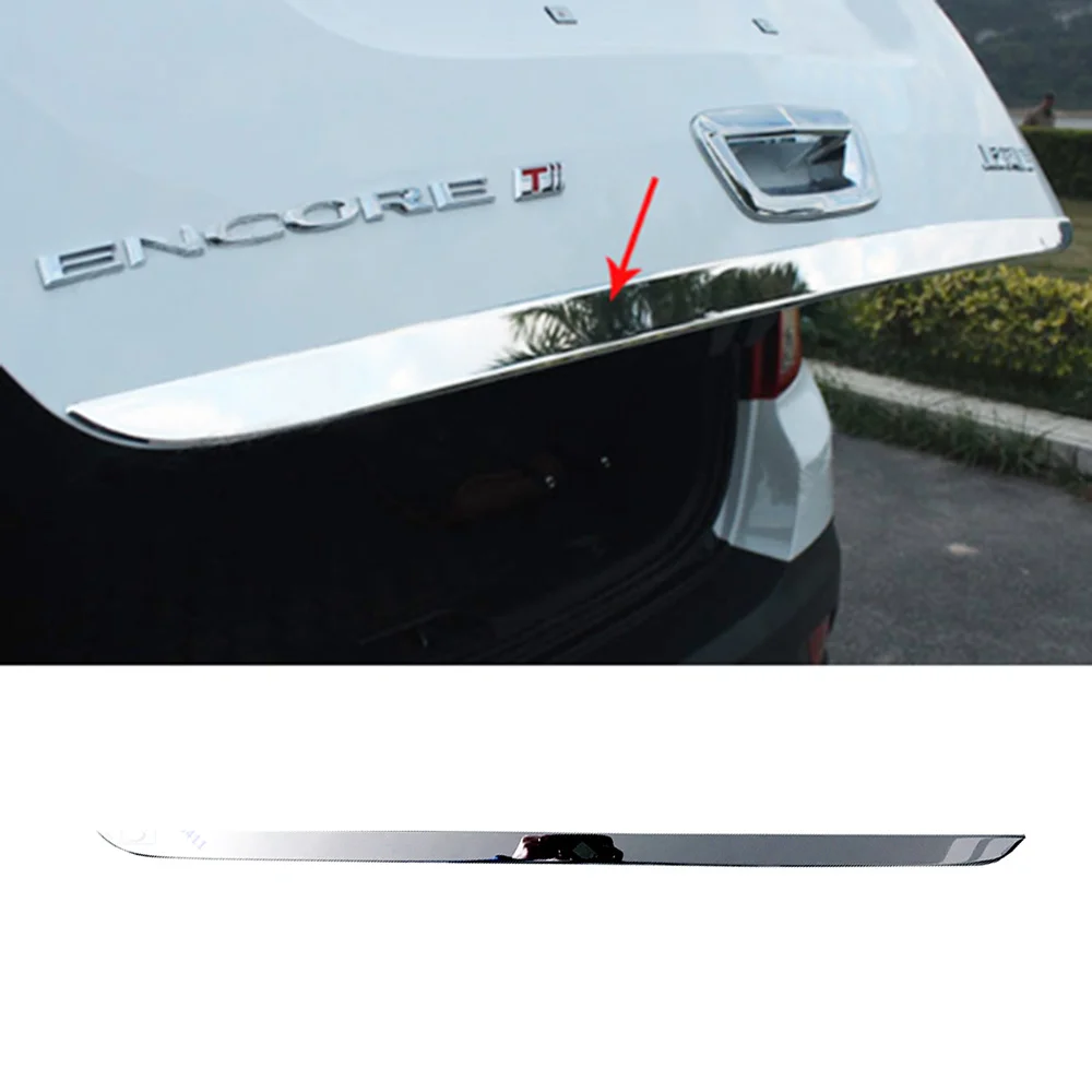 

Chrome Lower Trunk Boot Line Garnish For Opel Mokka Buick Encore 2013-2018 Accessories Car-Styling