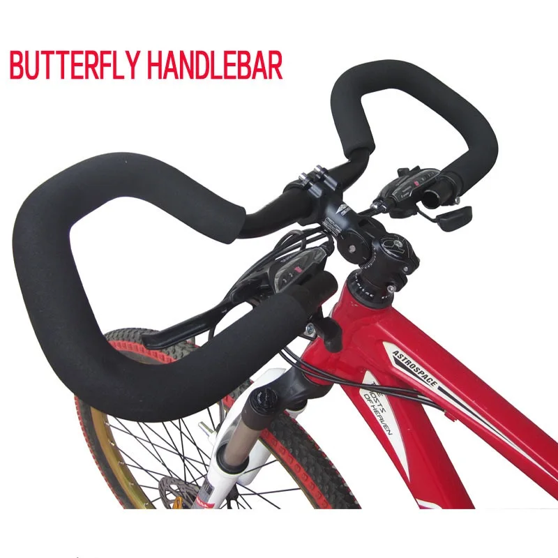 

Bicycle Rest Handlebar MTB Road Bike Rest Handlebar Butterfly Handlebar Travel Bar Mountain Bike Parts 25.4*580mm/31.8*620mm