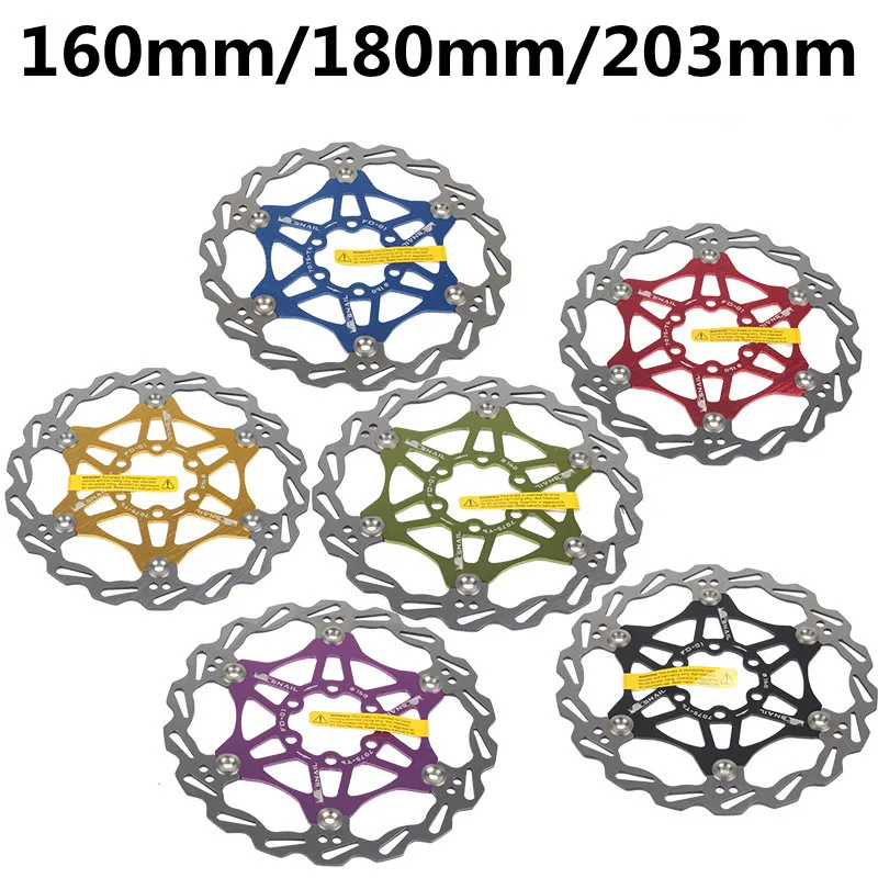 

Bicycle Brake Rotor Strong Heat Dissipation Floating Rotor 160mm 180mm 203mm MTB Disc Brake Pad Bike Brake Disc