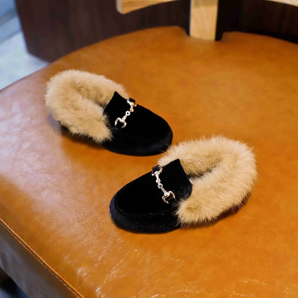 Winter-Kids-Fur-Shoes-Baby-Girls-Warm-Flats-Children-PU-Leather-Princess-Shoes-Toddler-Brand-Black (2)