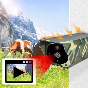 

VS-Y9M 4G Solar Power Wifi IP Camera Wireless Outdoor Indoor Waterproof 1080P Night Vision APP Remote Monitor Camera