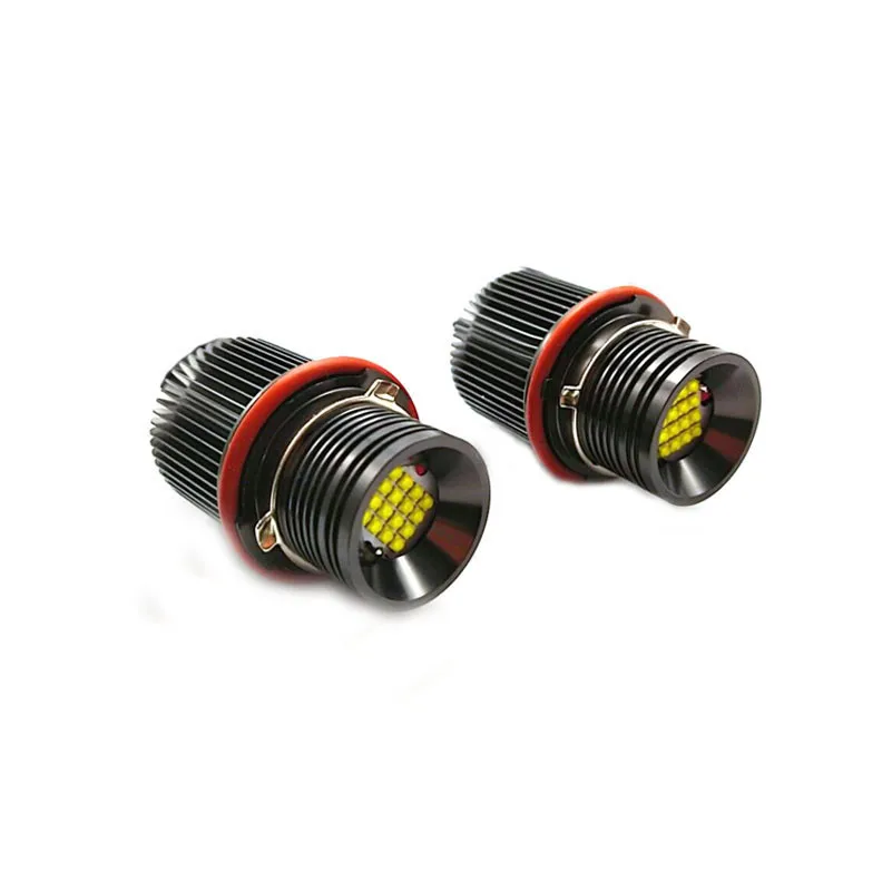 2x 160W For BMW E39 E53 E60 E61 E64 E65 E66 E87 X3 X5 LED Angel Eye Halo Ring Ma