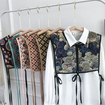 Floral Fake Detachable Collar