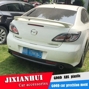 

For Mazda 6 Spoiler 2006-2013 Mazda6 Sedan RYDK Spoiler ABS plastic Material Car Rear Wing Color Rear Spoiler