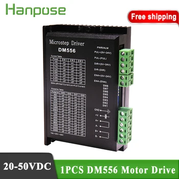 

Free Shipping NEMA23/34 DM556 Driver 4.2A 50VDC 2-phase Digital 57/86 Stepper Motor Driver For CNC Drivers Controller