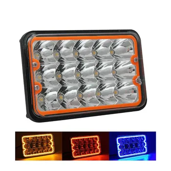 

45W Automobile LED Working Lamp H4 Plug Distance Light with Angel Eyes Aperture Large-Sized LED Lamp