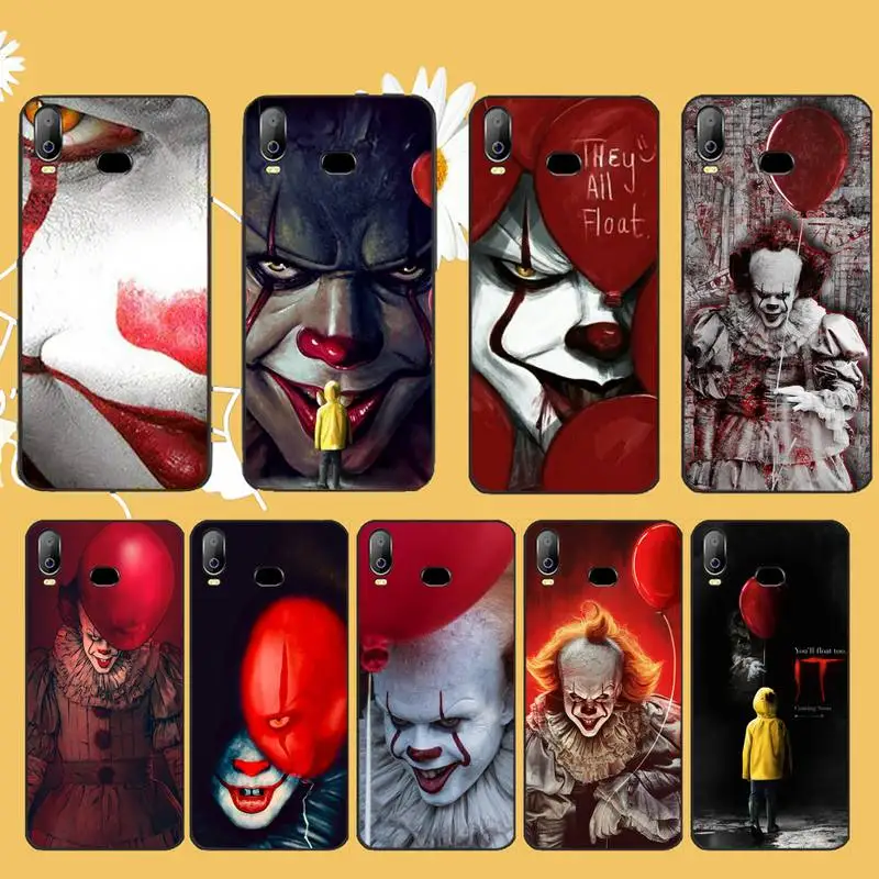 CUTEWANAN Pennywise черный мягкий силиконовый чехол для телефона Samsung A10 A20 A30 A40 A50 A70 A71 A51 A6 A8